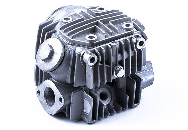 

Головка цилиндра на мопед Альфа, 110 куб. В сборе