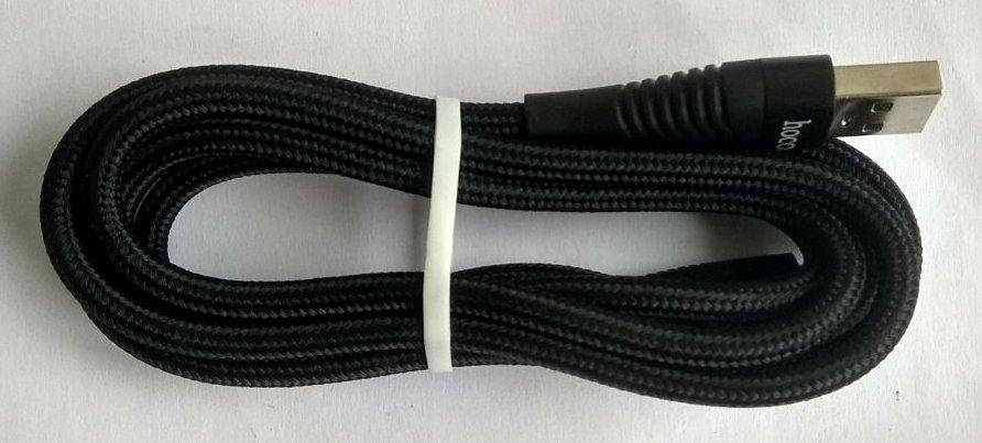 

Кабель USB Type C Hoco 5A (U53) black, Черный