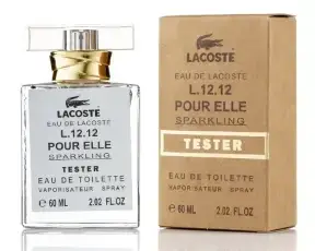 

Тестер женский Lacoste Eau De L.12.12 Pour Elle Sparkling (Лакост Л.12.12 Пур Елле Спарклинг) 60 мл