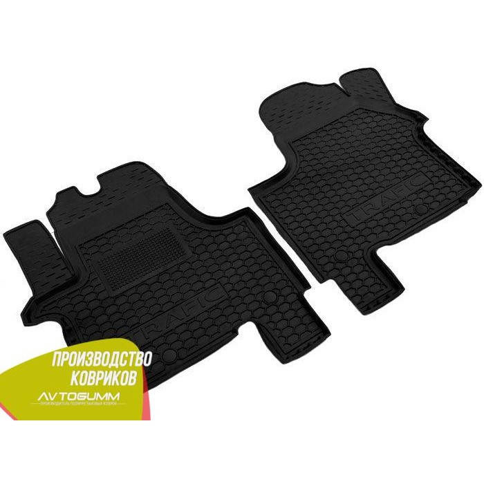 

Автомобильные ковры для салона Renault Trafic 3 16-/Opel Vivaro 15- (передние) (Auto-Gumm), Черный
