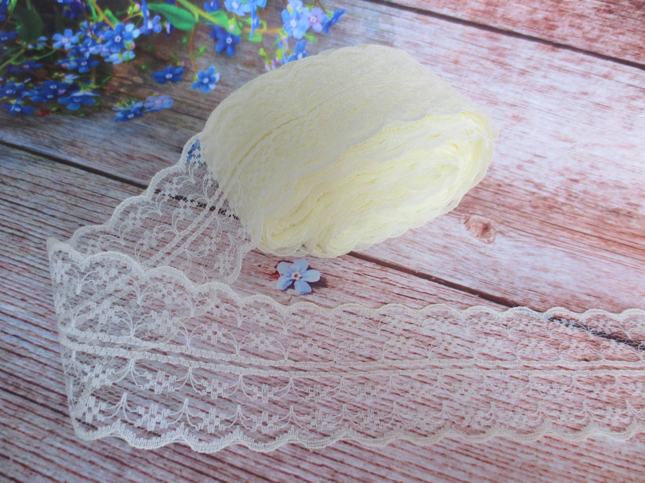 

Кружево "Цветочек", 4,5 см, цвет КРЕМОВЫЙ