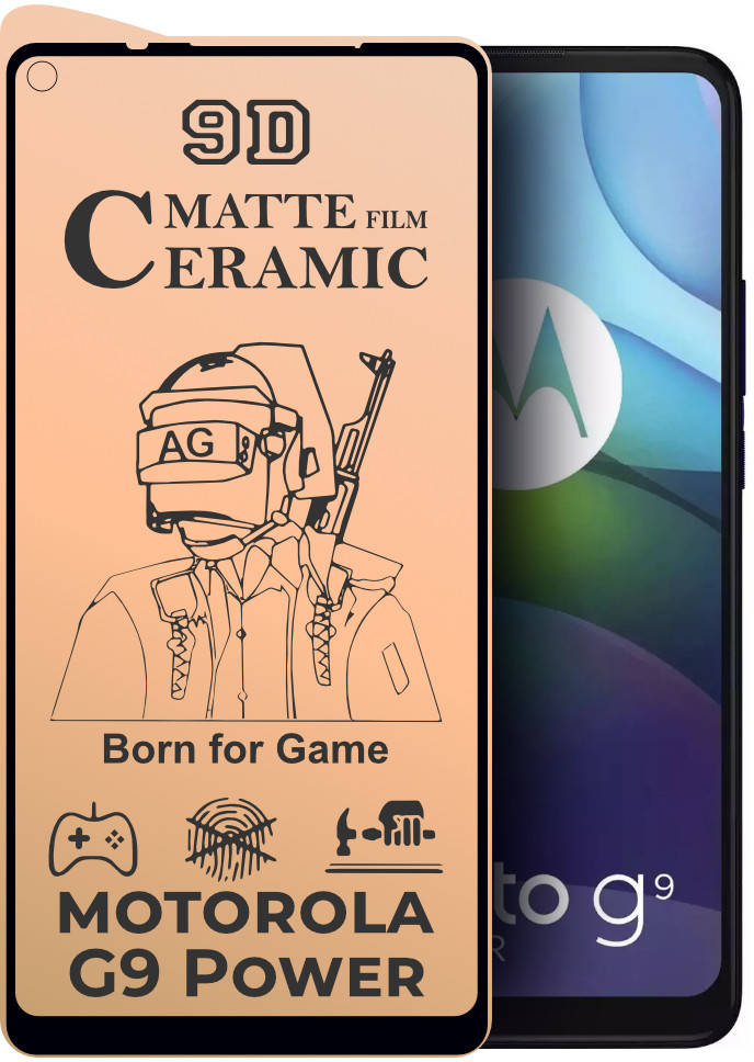 

Защитная пленка керамическая Ceramic Motorola G9 Power (матовая)