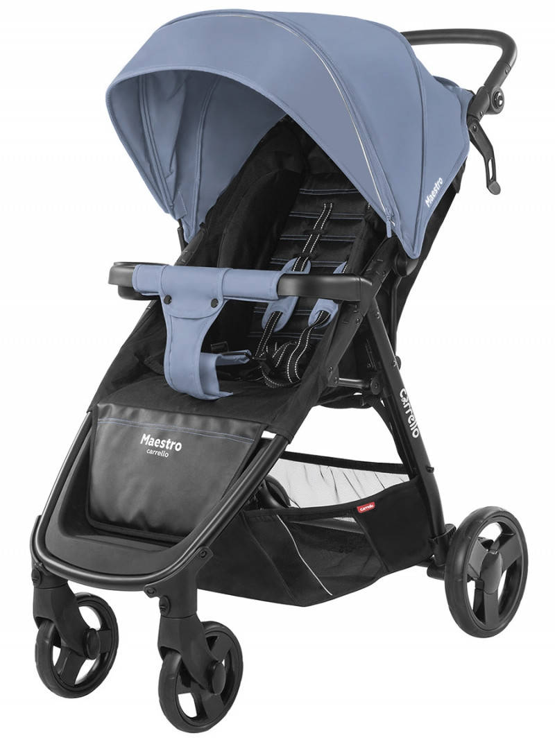

Коляска прогулочная CARRELLO Maestro CRL-1414 Soft Blue +дождевик L, Голубой