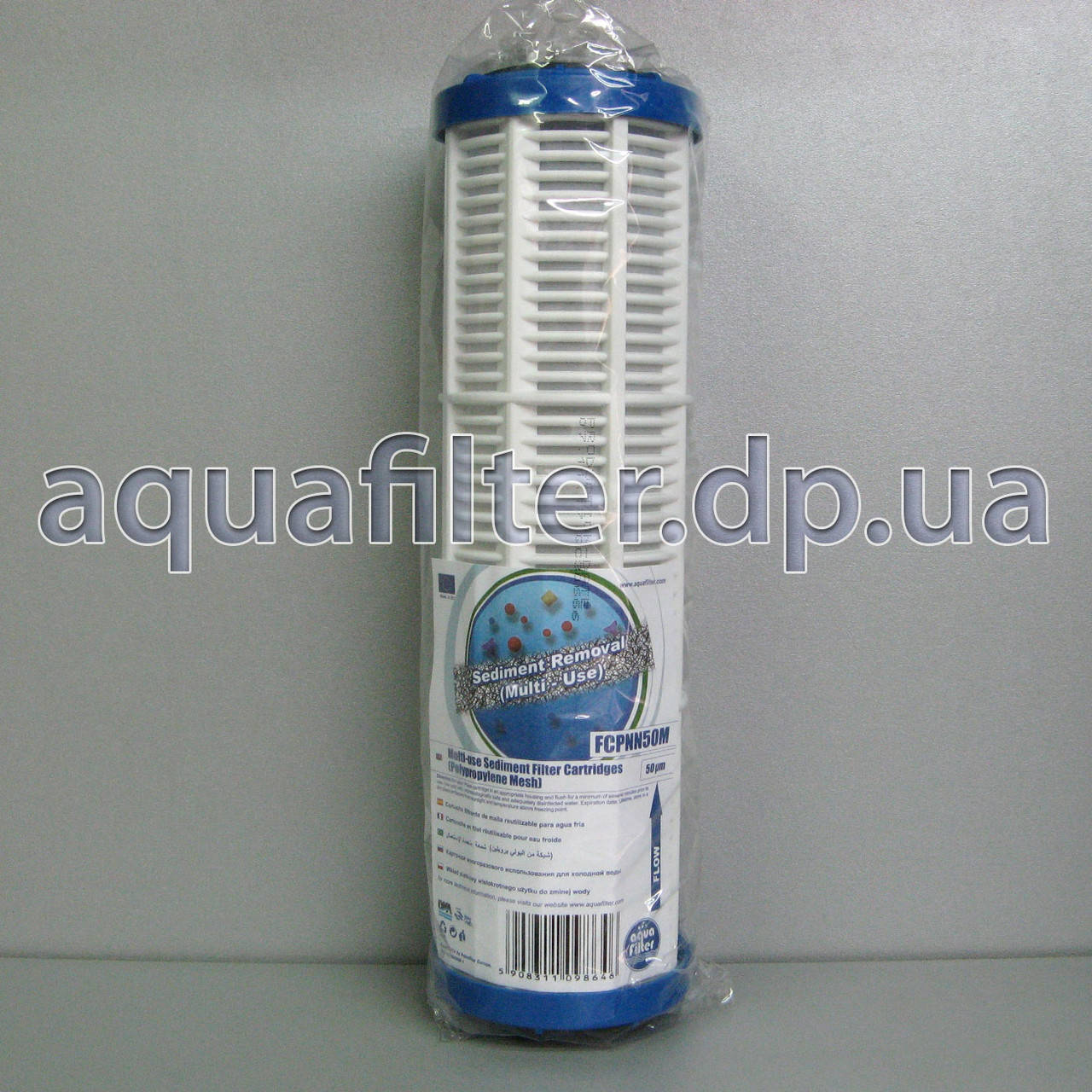 

Многоразовый картридж из нейлоновой сетки Aquafilter FCPNN50M 10" 50 мкм