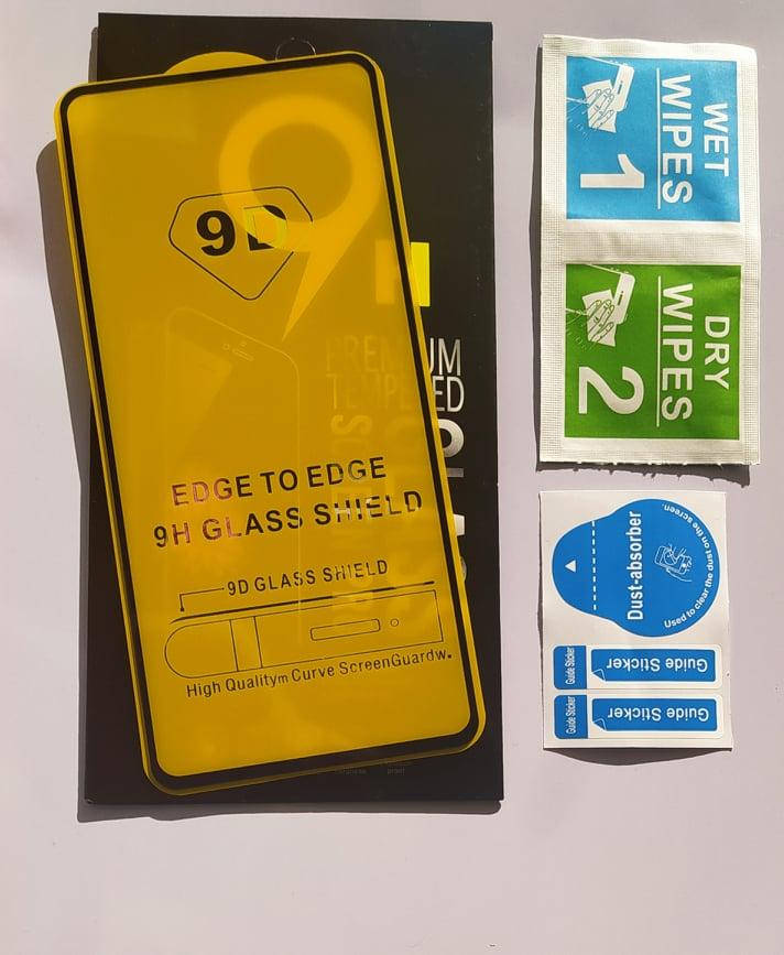 

Захисне скло Huawei P Smart 2021 (Full Glue 9D) защитное стекло, Черный