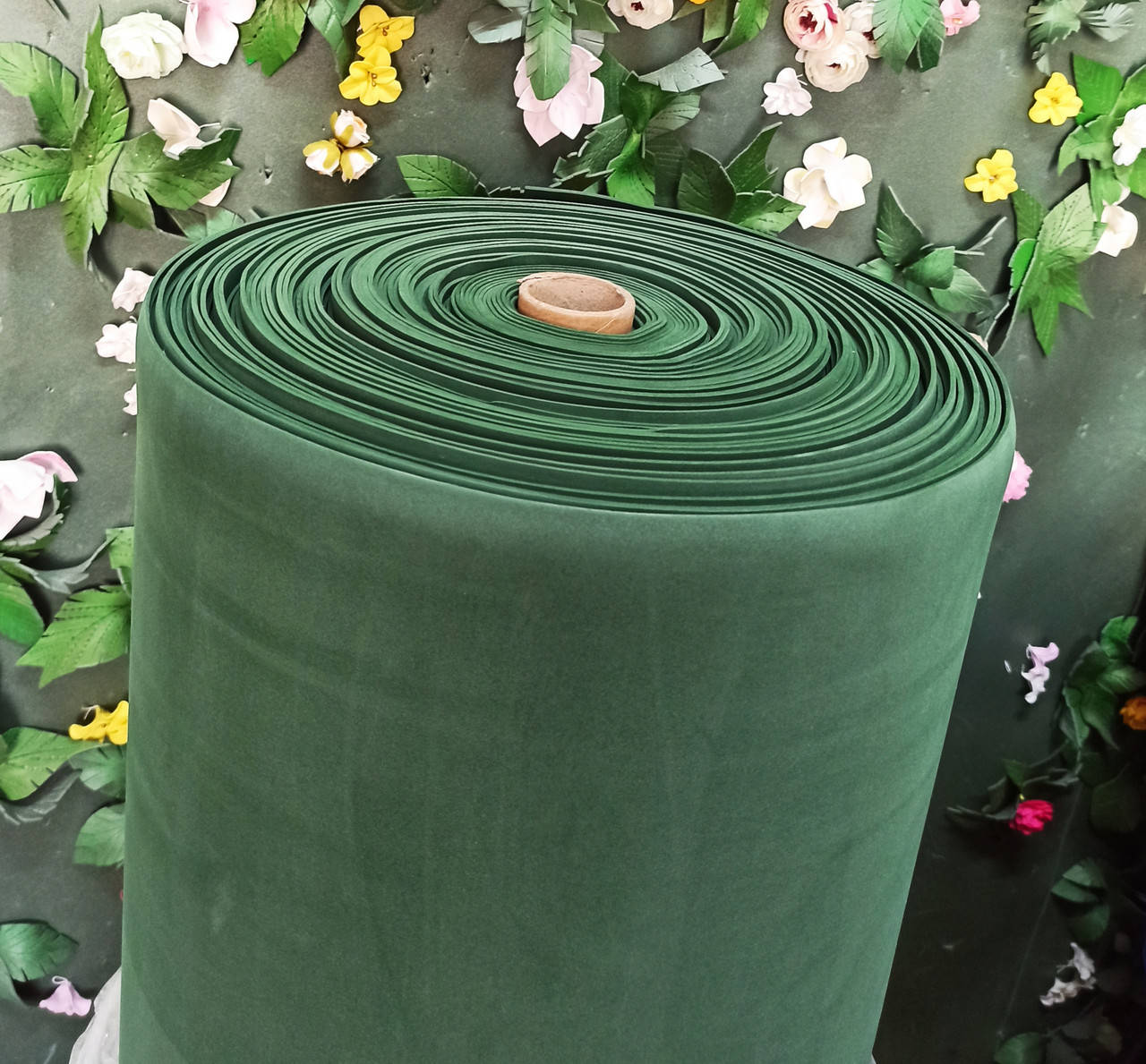 

Фоамиран темно-зеленый 2 мм рулонный