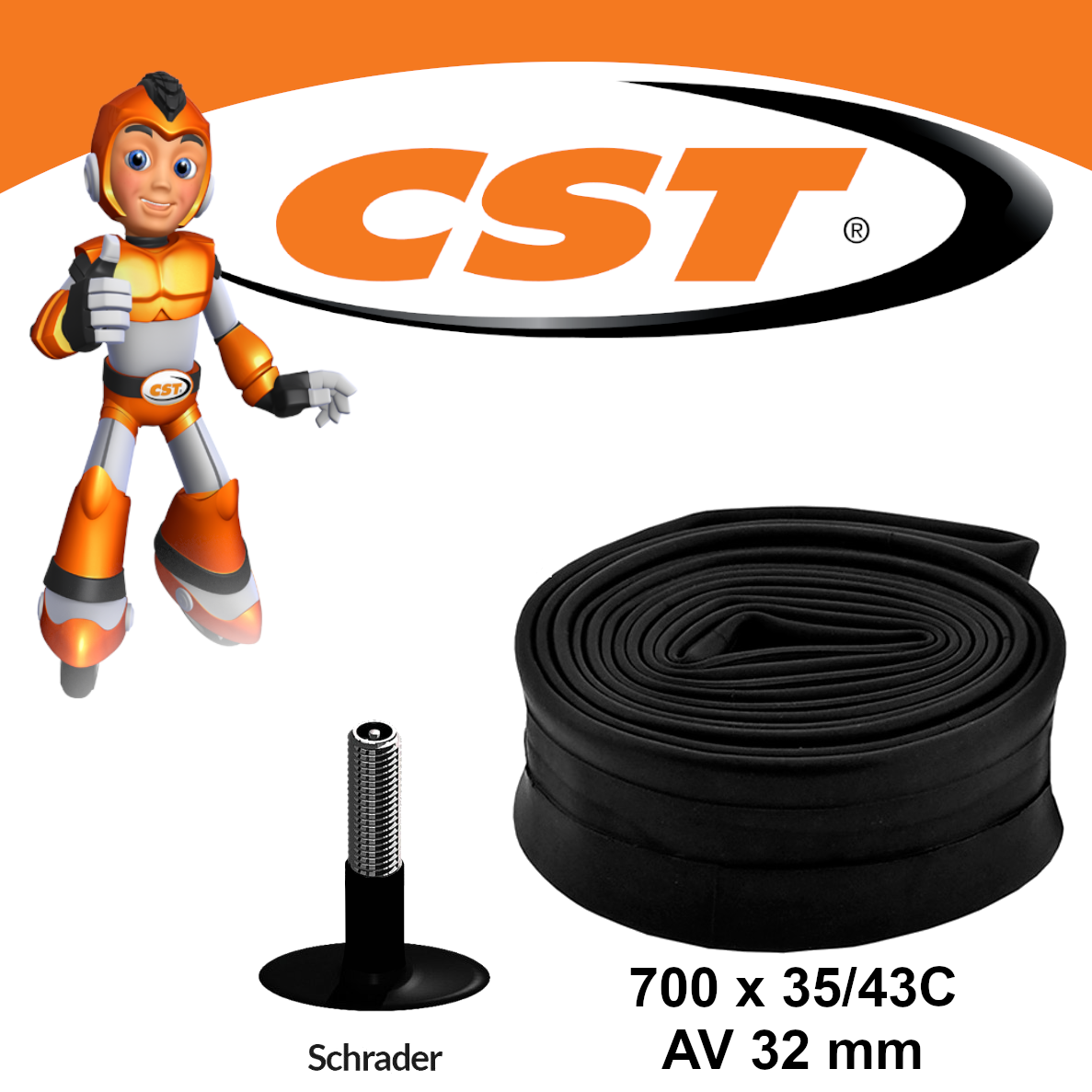 

Камера CST 700 x 35/43C AV 32 мм