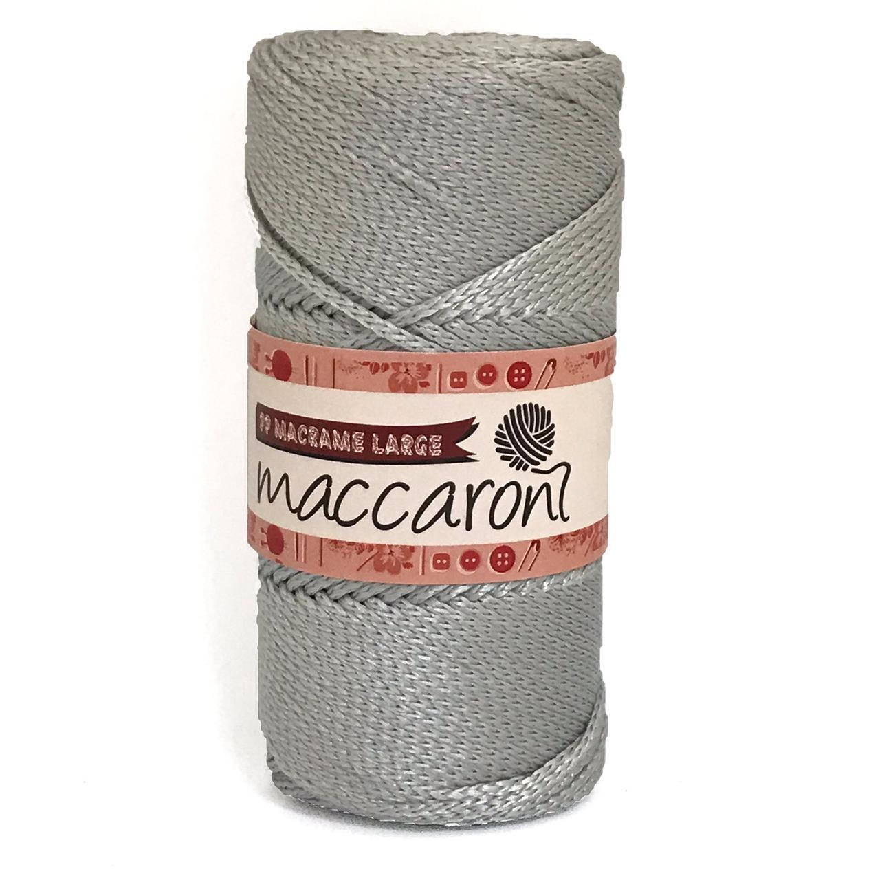 

Полипропиленовый шнур PP Macrame Large Maccaroni, 3 мм ,светло-серый