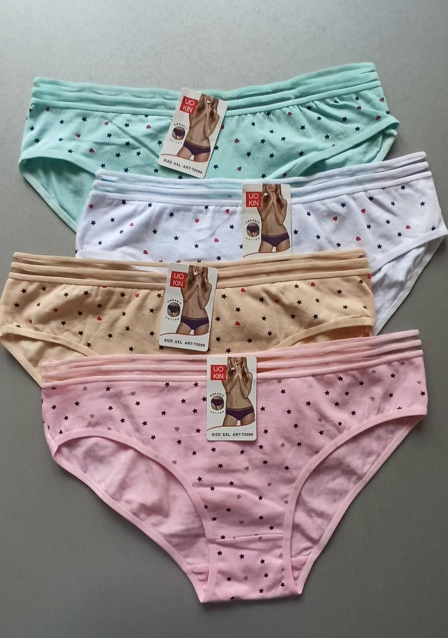 

Котоновые трусики р 48-50, Разные цвета