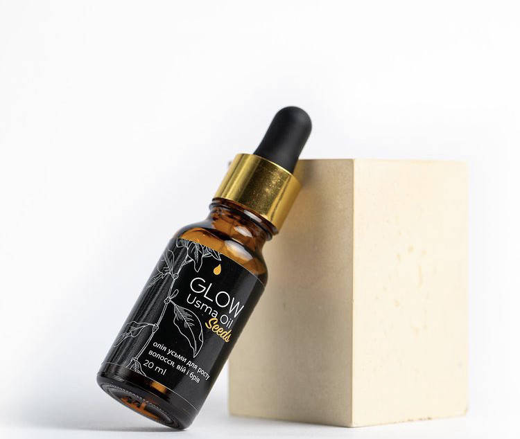 

Масло усьмы из семян растений Вайды красильной GLOW Usma Oil Seeds 20мл