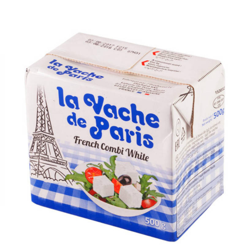 

Сырный продукт Фета "Парижская Буренка" 55% фасавка 0.5 kg