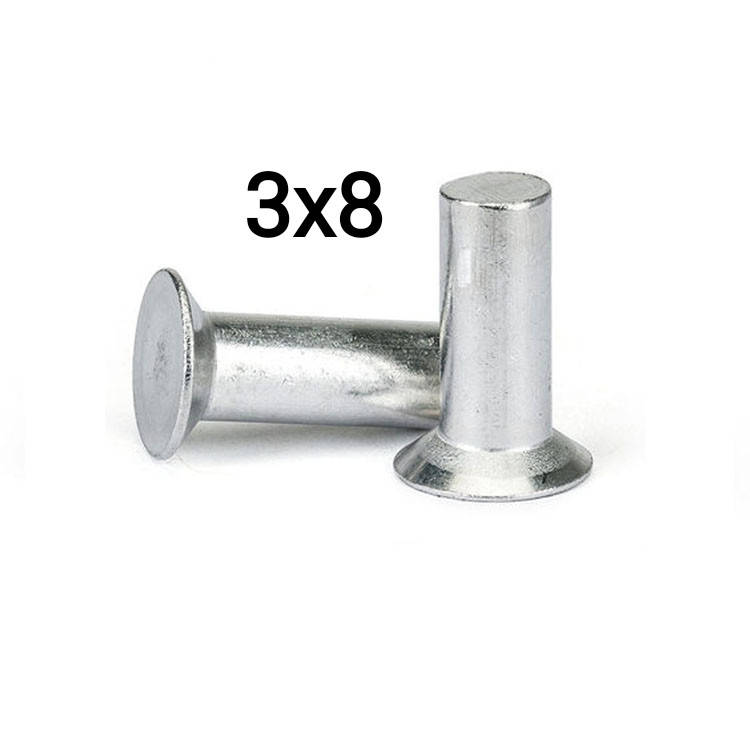 

Заклепка алюминиевая 3х8 потайная DIN 661