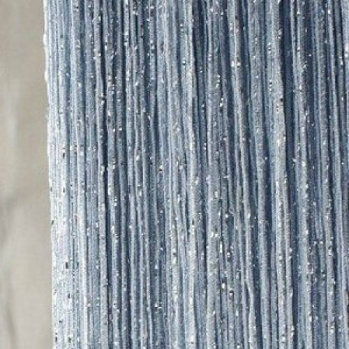 

Однотонные шторы нити дождь серые.Люрекс, Серый