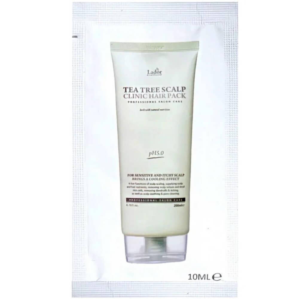 

Пробник восстанавливающей маски для волос и кожи головы La'dor Tea Tree Scalp Clinic Hair Pack 10 мл