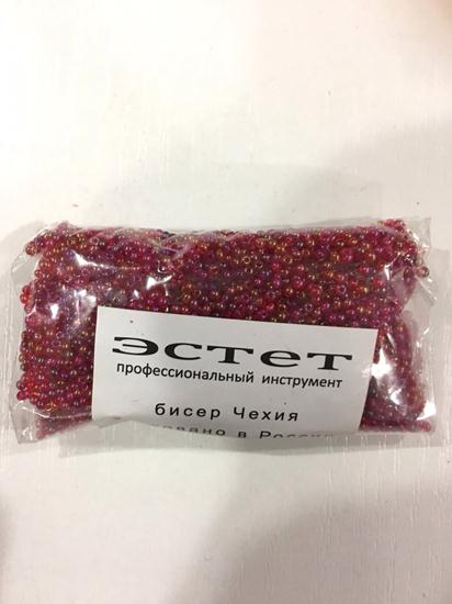

Бисер ЭСТЕТ (Чехия) гранатовый красный 50 гр