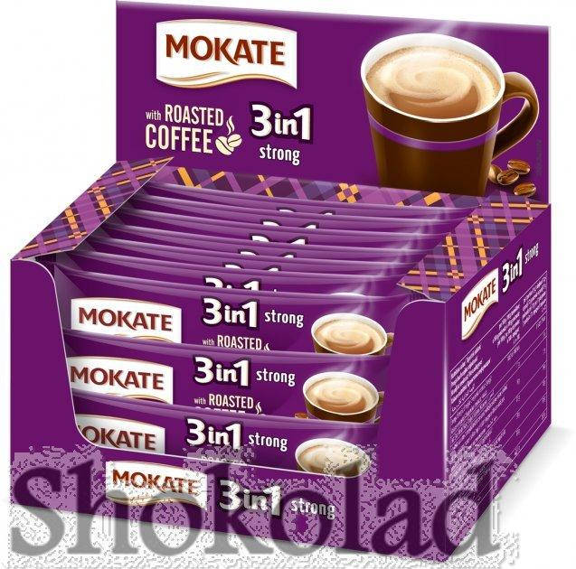 

Напиток кофейный растворимый Mokate 3 в 1 Крепкий