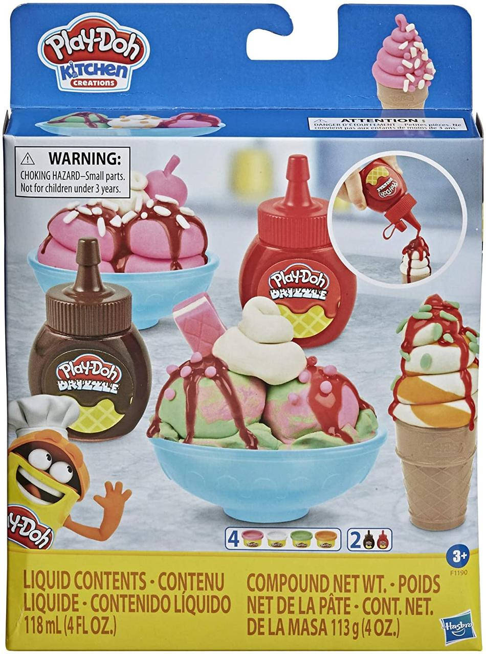 

Play-Doh Kitchen Creations. Набор мороженного с двойной глазурью