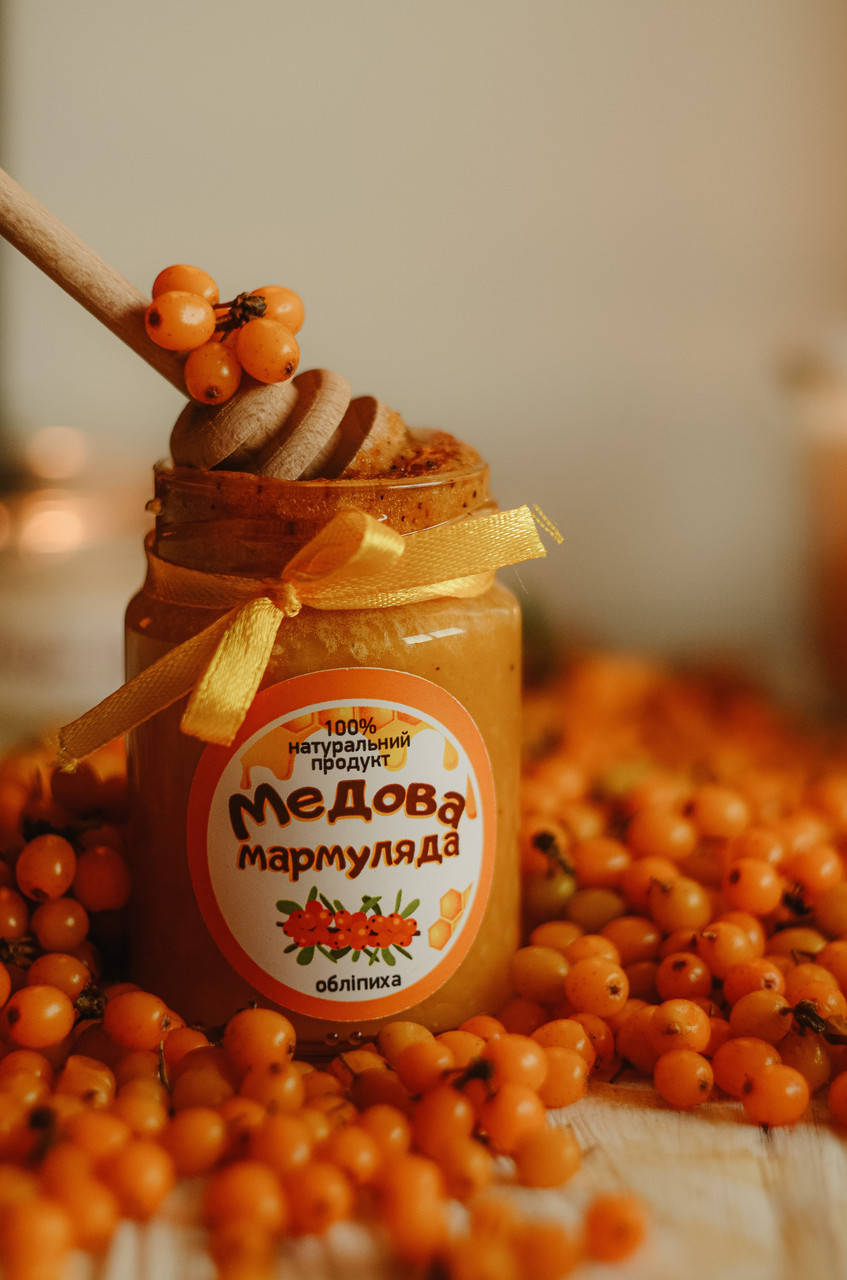 

Медова мармуляда 100мл обліпиха