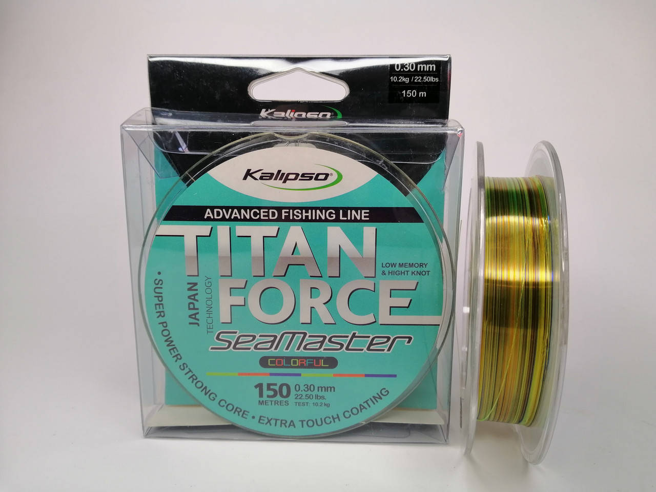 

Леска Kalipso Titan Force SeaMaster CF 150м 0.30мм, Разные цвета