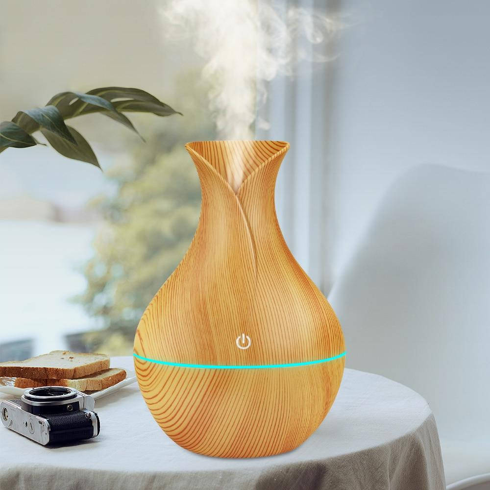 

Увлажнитель воздуха с подсветкой Ultrasonic Aroma Humidifier / Бесшумный аромадиффузор
