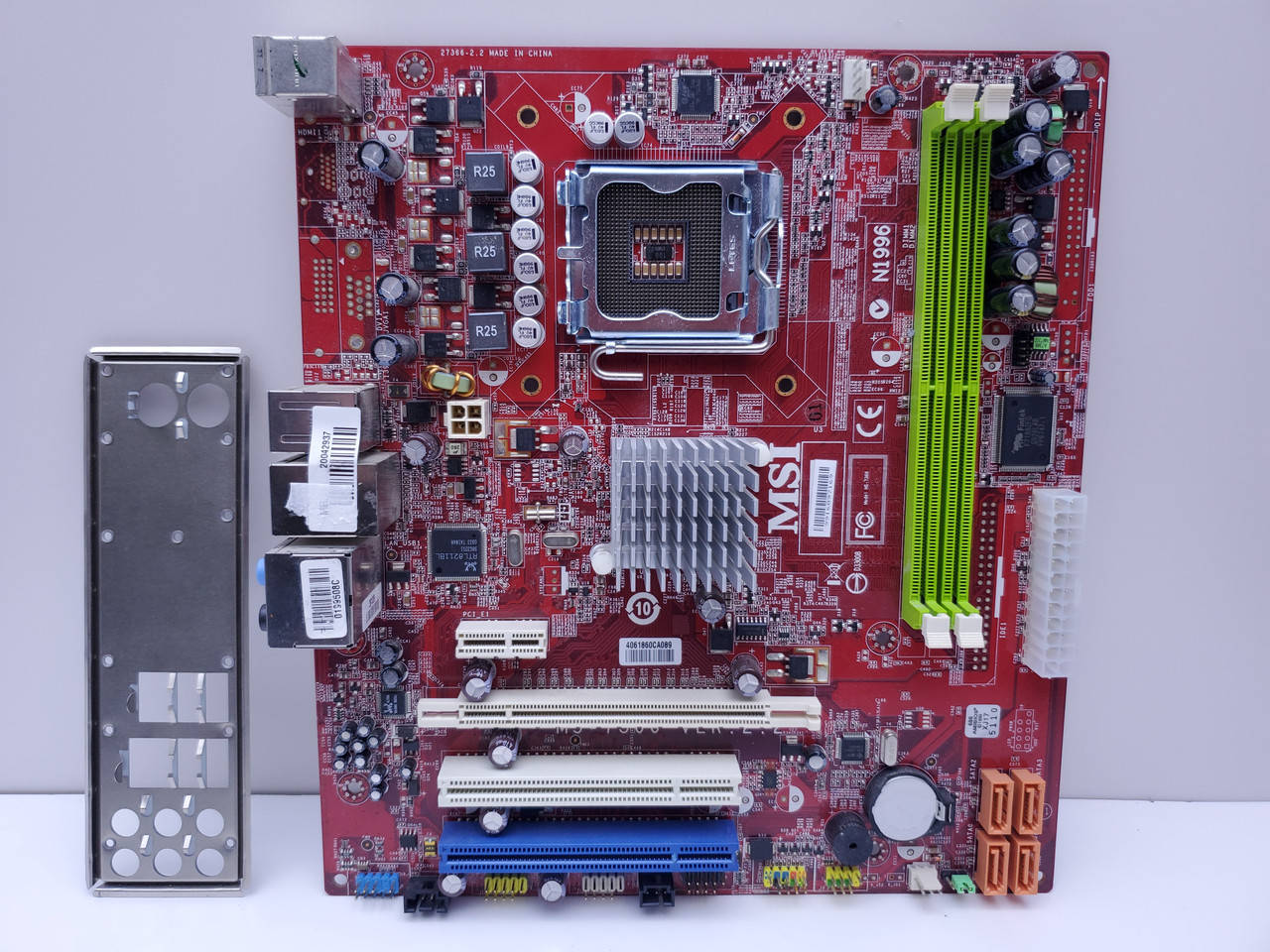 

Материнская плата MSI P6NGM-L S775/QUAD G31 DDR2