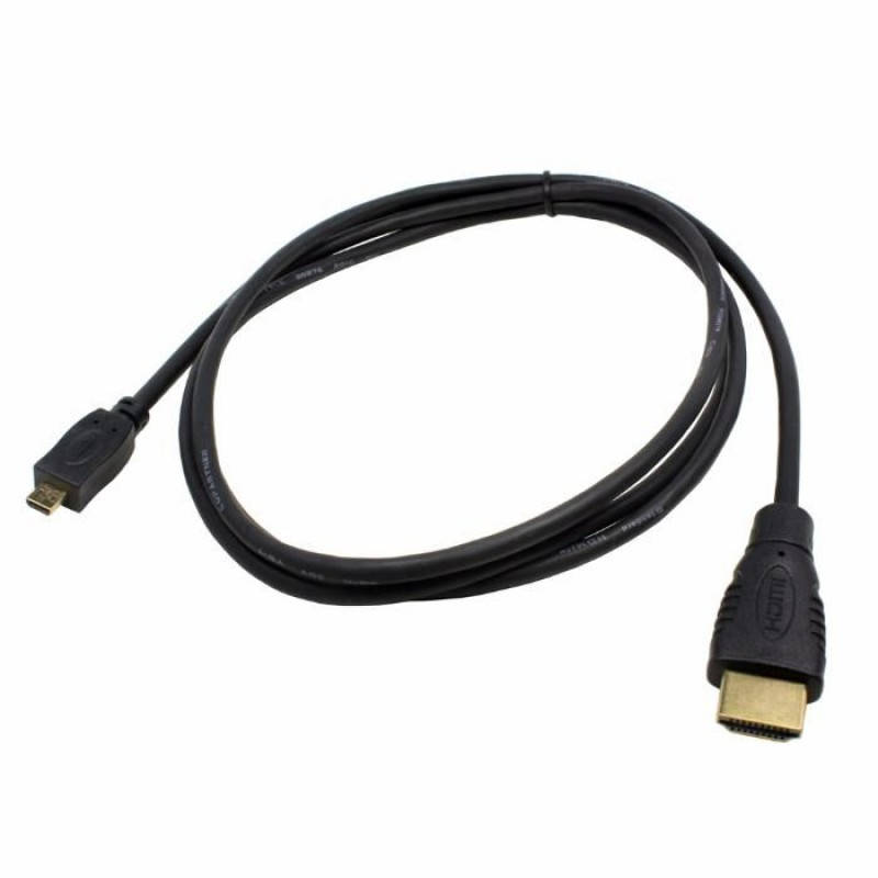 

Кабель hdmi to micro hdmi 1.5m (Xiaomi Yi, GoPro 5, 6, 7 и др.)