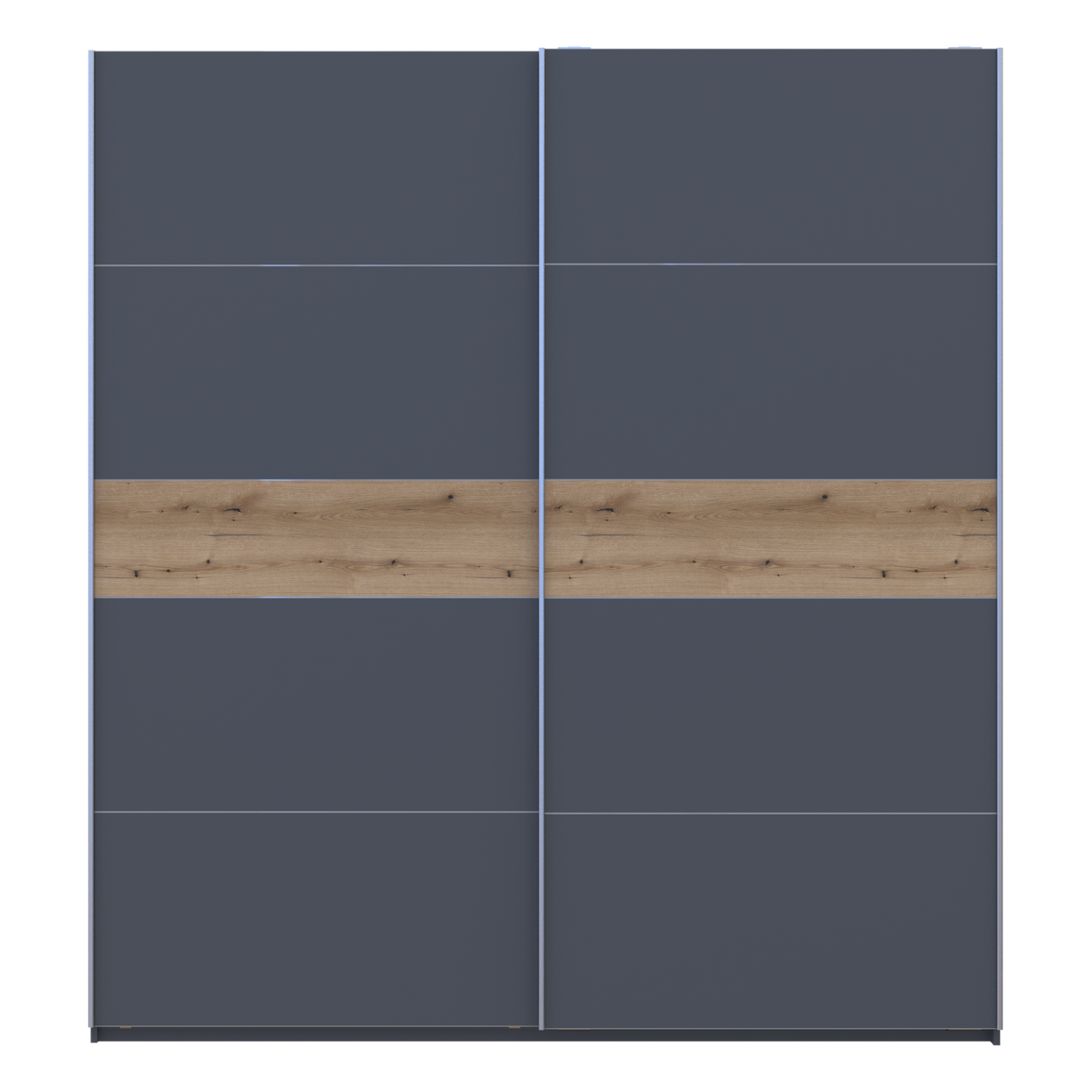 Шафа купе Doros G-Caiser Графіт/Графіт вставка Дуб Евок 2 ДСП /5 частин 220х60х240 (44900285) 5