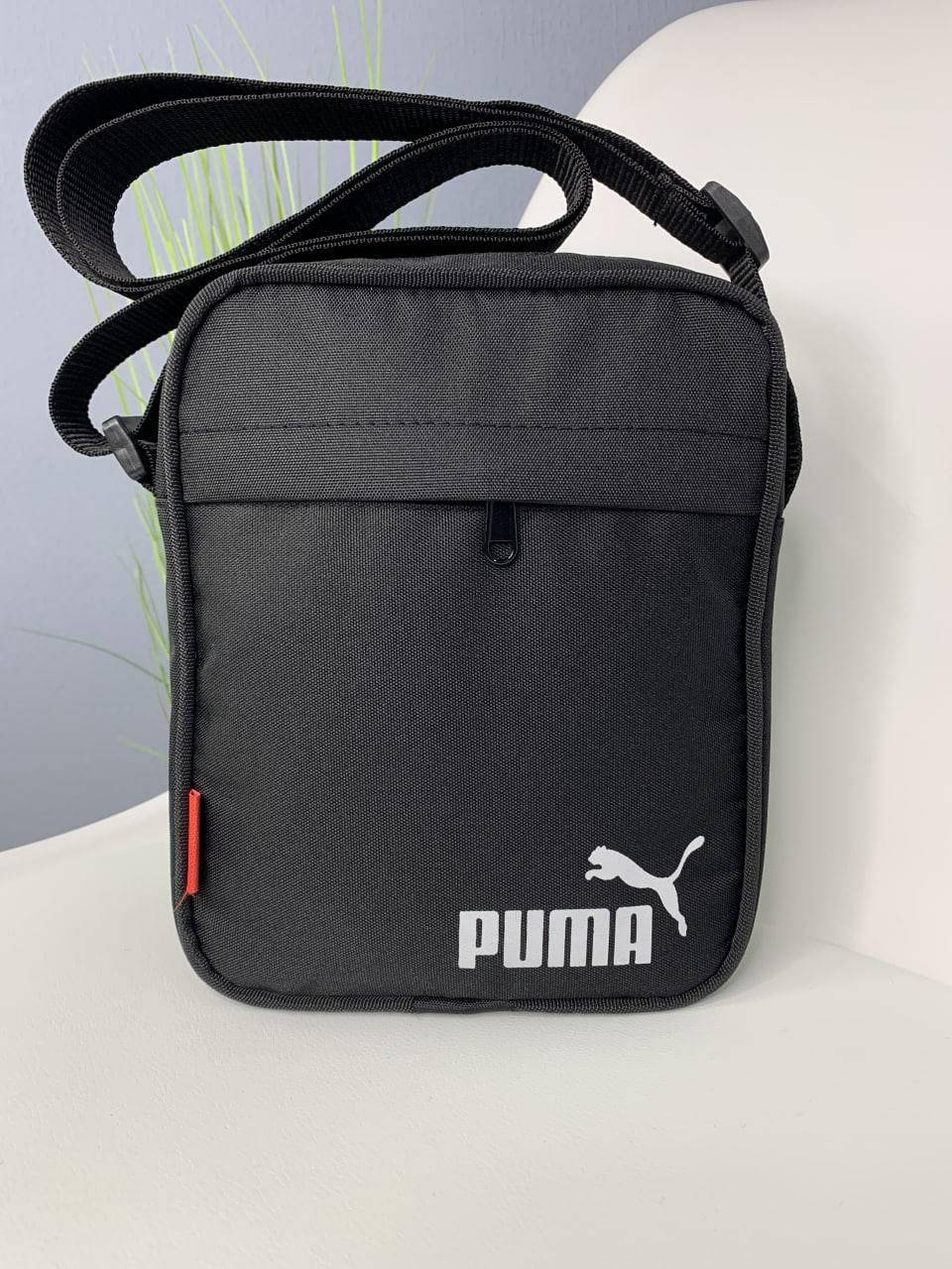 

Мужская сумка через плечо Puma текстиль черная, Черный