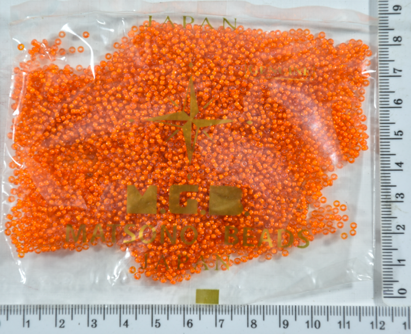 

Бисер №11/0 "MATSUNO"-Япония(50гр) №805 оранж уп=1шт