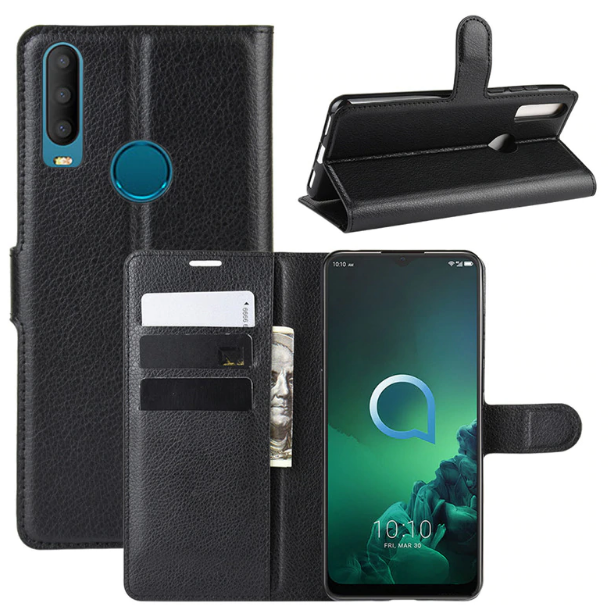 

Чехол книжка Lichee для Alcatel 1S (2020) (розовый и белый), Разные цвета