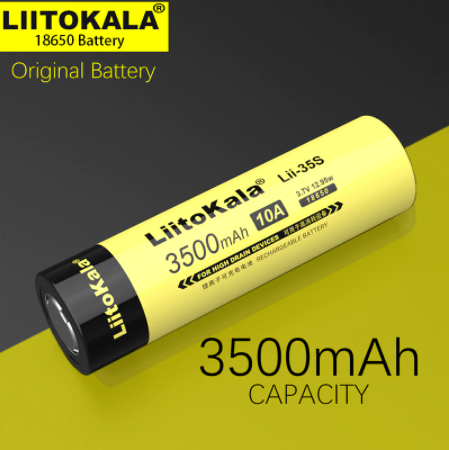 

Аккумулятор LiitoKala Lii-35S 18650 Батарея 3,7 V литий-ионный аккумулятор 3500mAh