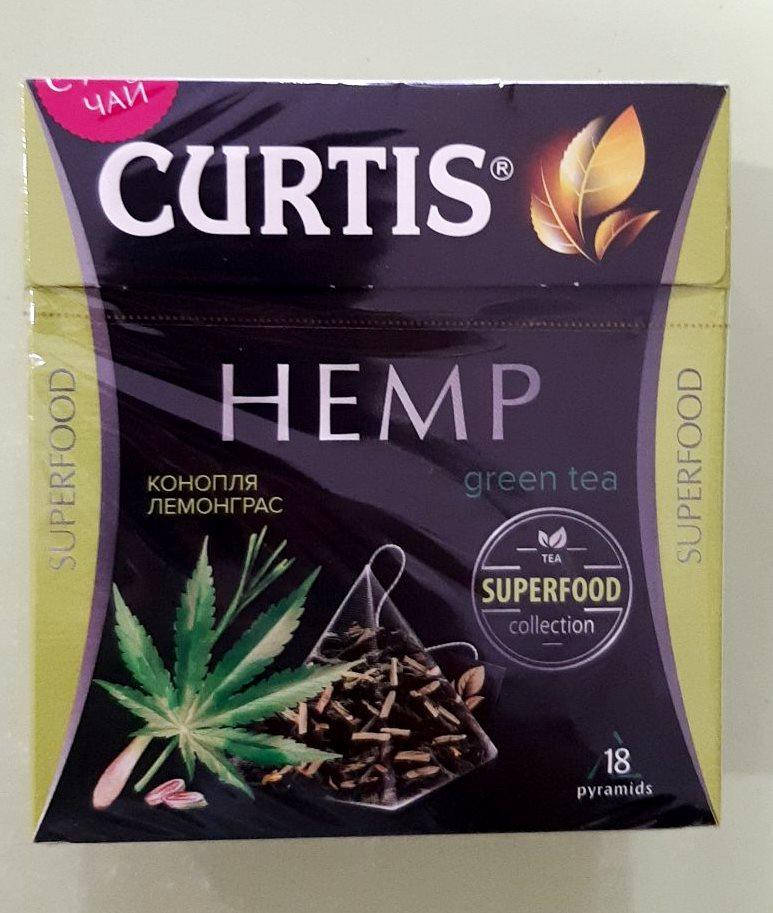

Чай Curtis Hemp 18 пирамидок зеленый