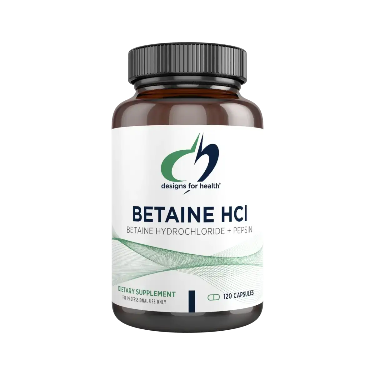 

Designs for Health Betaine HCl / Бетаин, соляная кислота и пепсин 120 капсул