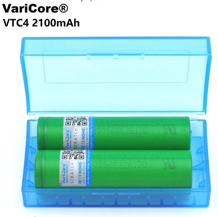 

Аккумулятор 18650 Li-Ion Sony US18650VTC4, 2100mAh, 30A, 4.2/3.6/2.5V, GREEN