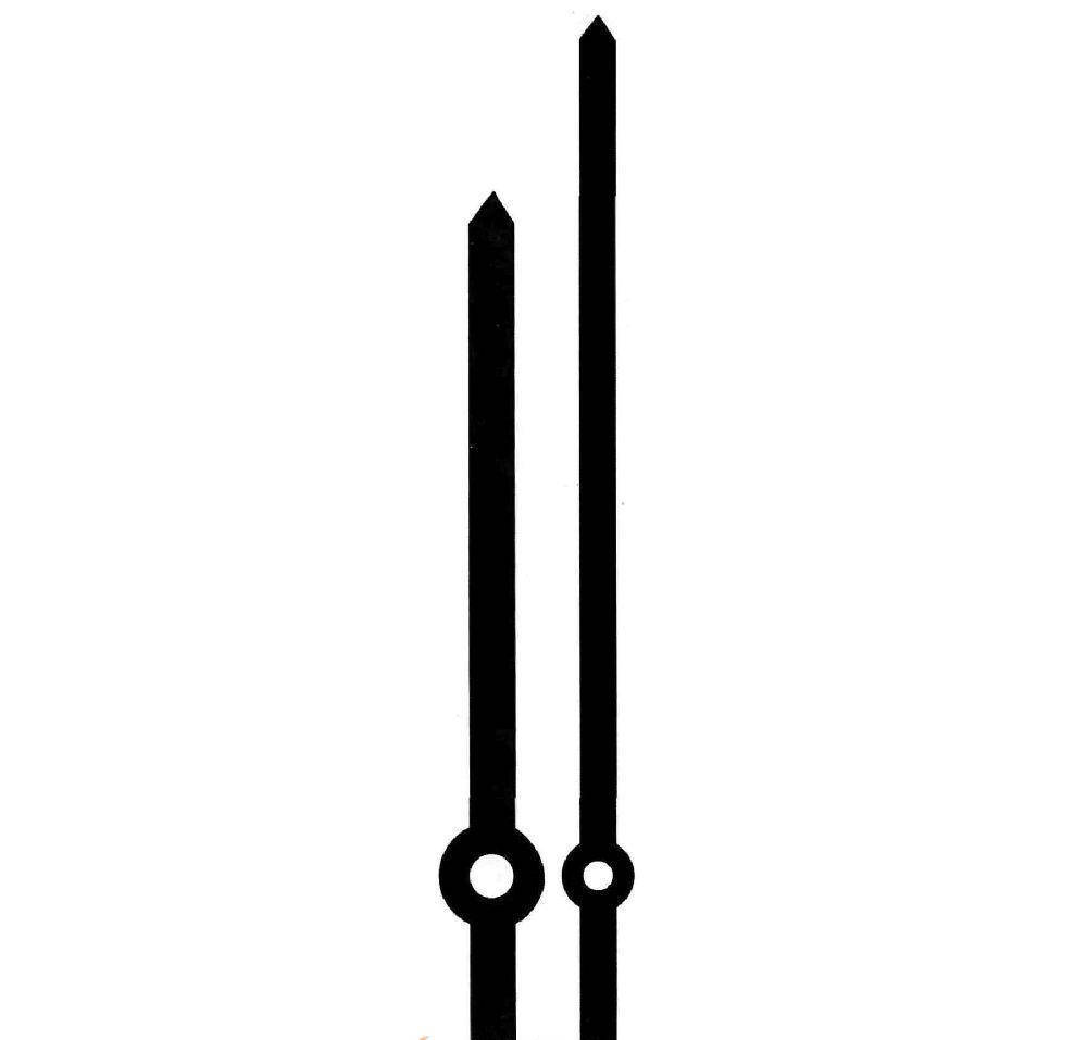 

Стрелки *031 black (132/98), черные, металл