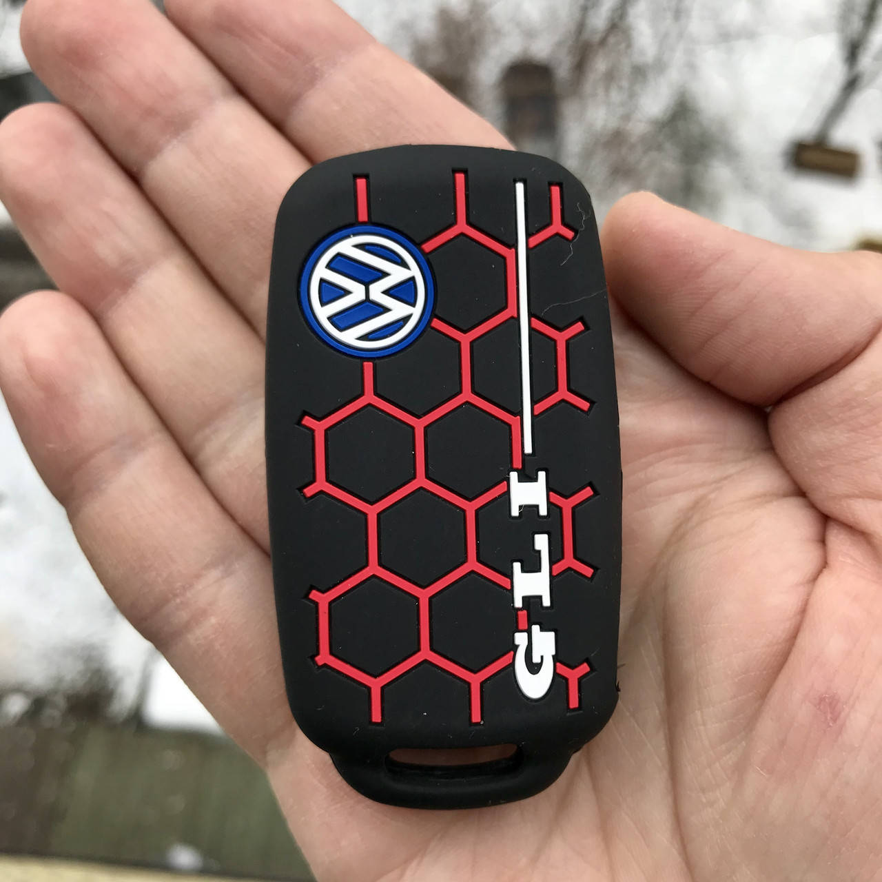 

Силиконовый чехол для ключа Volkswagen Passat,Golf,Tiguan,Touareg,Polo, Jetta,Amarok,Beetle,Bora,Сaddy,Passat, Черный