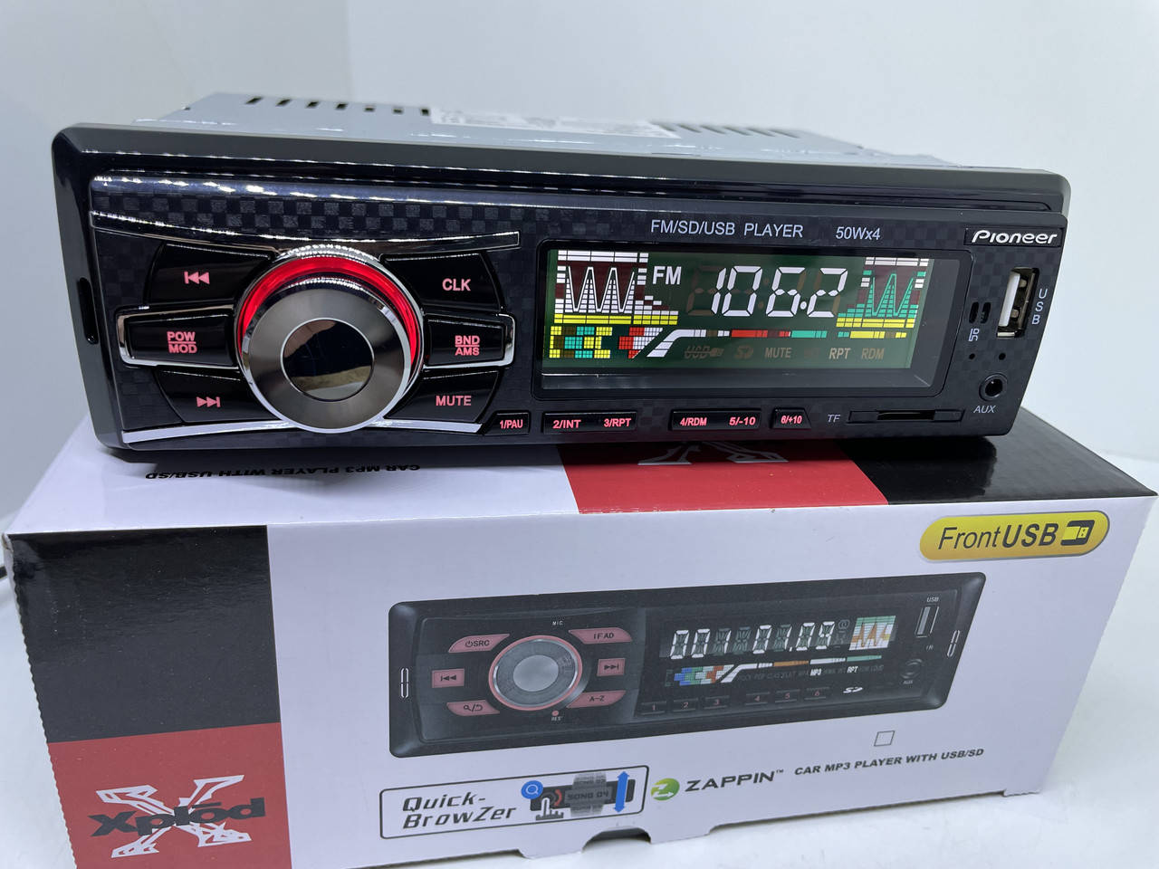

Автомагнитола 1DIN MP3 Pioneer USB/SD/AUX/4x50W