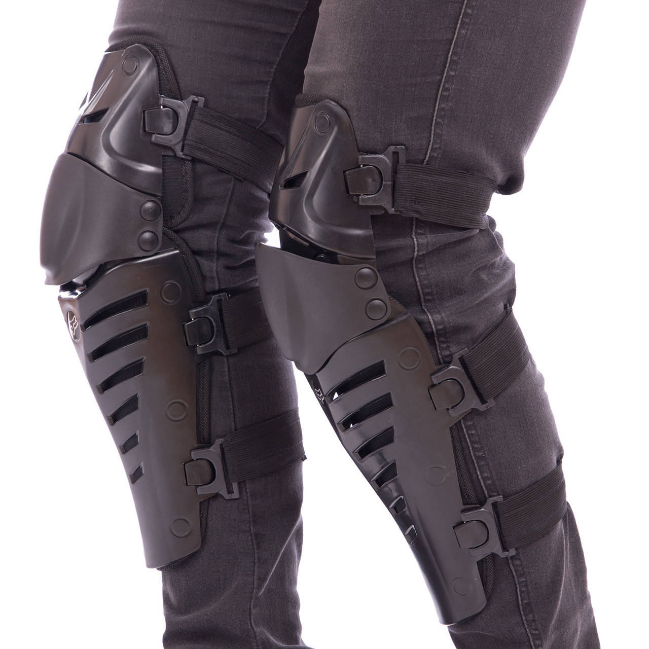 

Мотонаколенники FOX Raptor Black, Черный