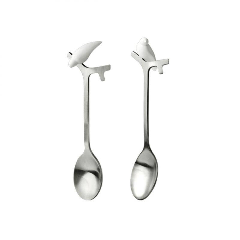 

Набор чайных ложек подарочный 13 см. белый BST 115503