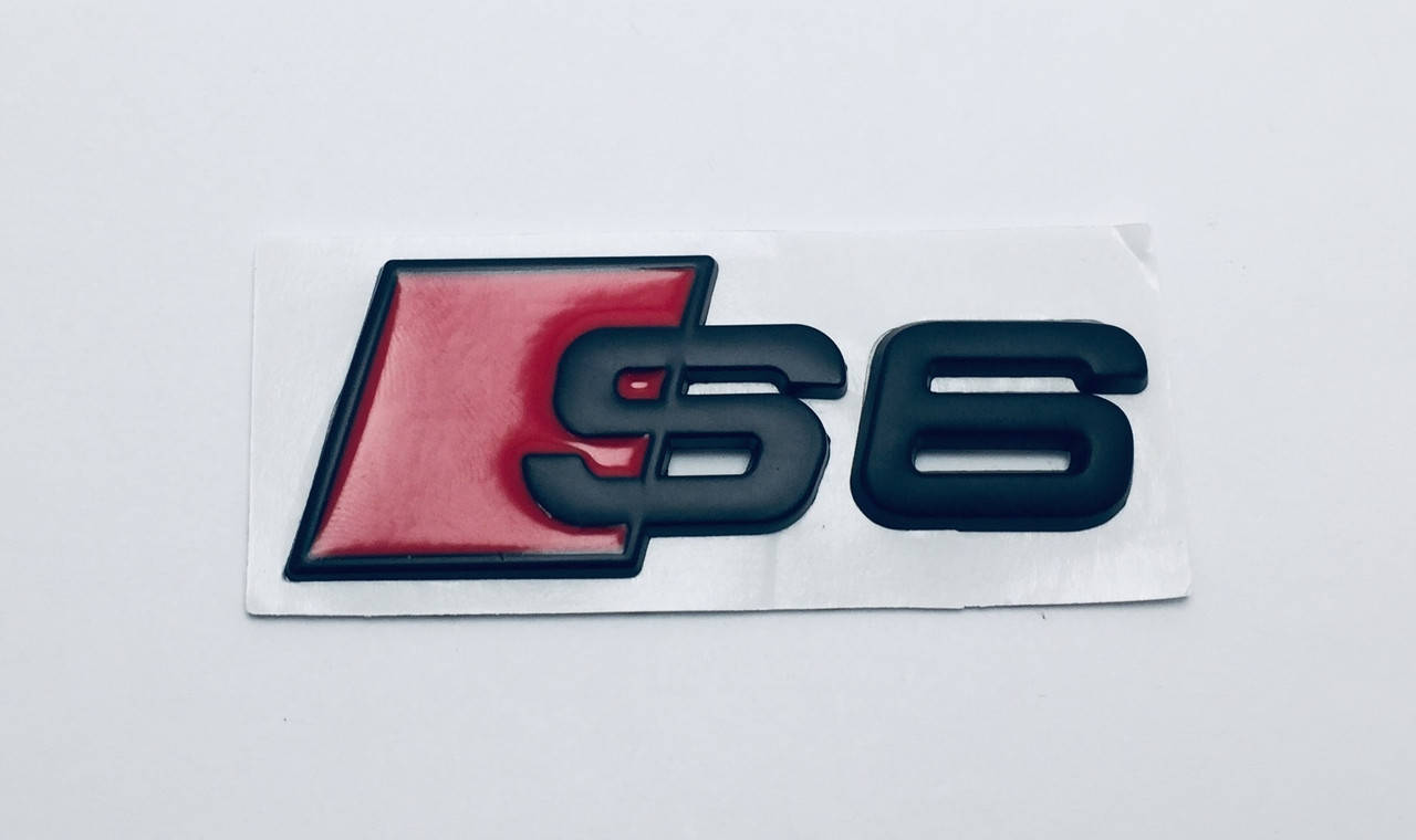 

Эмблема на кузов Audi S6 чёрная