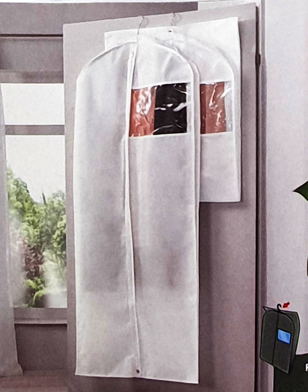 

Набор защитных чехлов для одежды LIDL 2 шт, длинный чехол для одежды 60 х 150 см, Белый