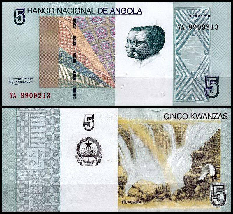

Ангола / Angola 5 Kwanzas 2012 (2017) Pick NEW UNC