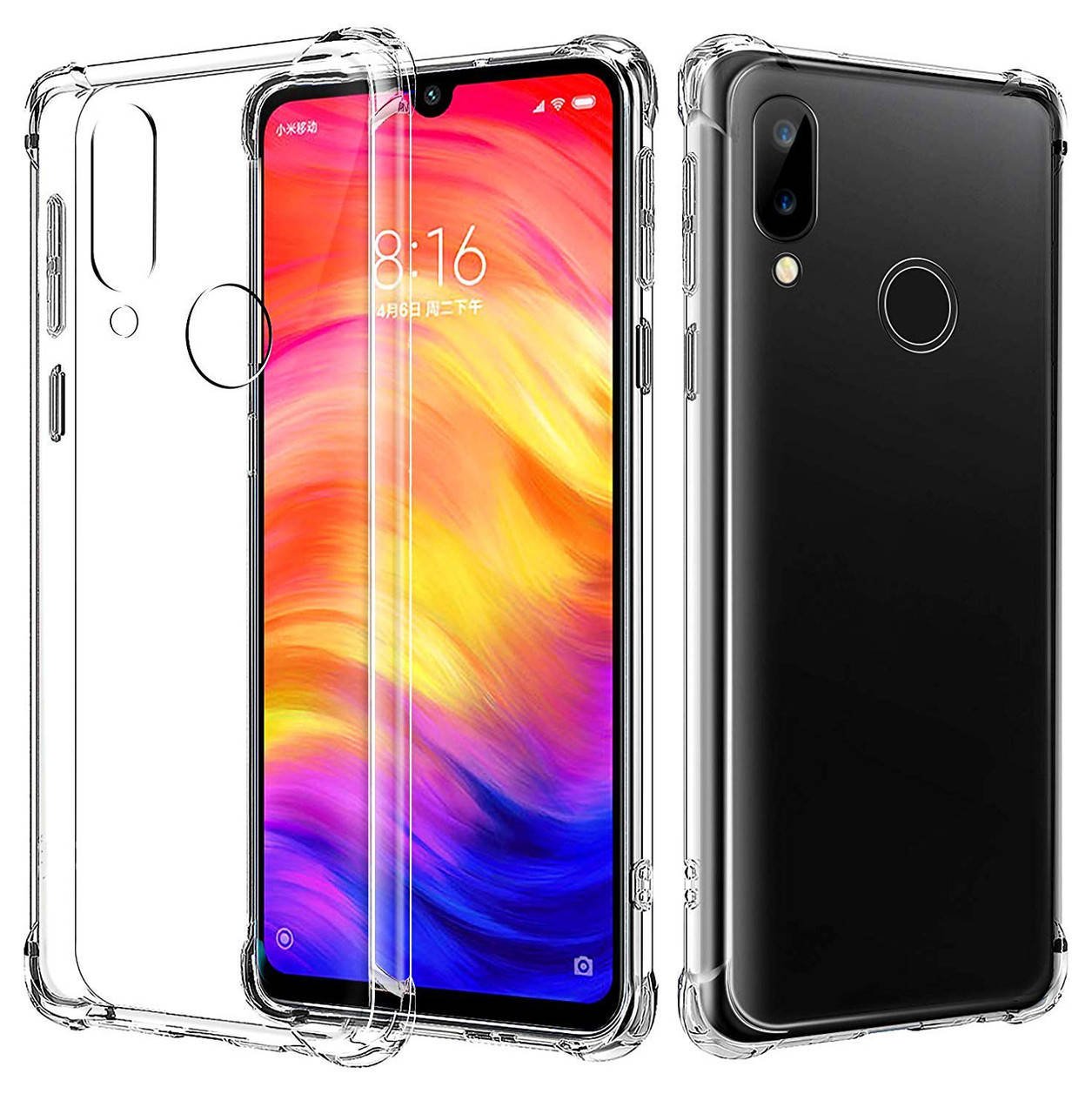 

Прозрачный чехол OneCam Xiaomi Redmi Note 7 (усиленный углами) Ultra Air