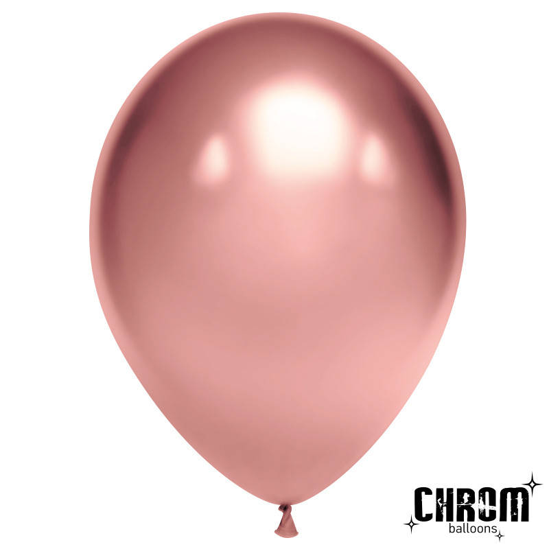 

Латексный шар 5"(13см) Хром розовое золото, Bestbal (Китай)