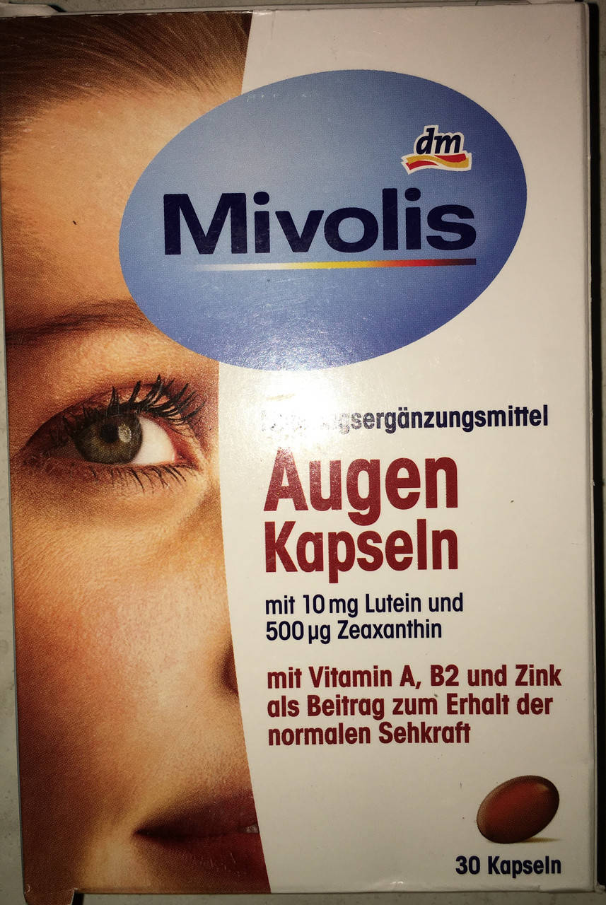 

Вітамінний комплекс Mivolis Augen для зору 30 шт.