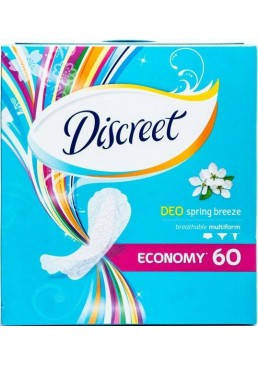 

Прокладки щоденні Discreet Deo Spring Breeze, 60 шт
