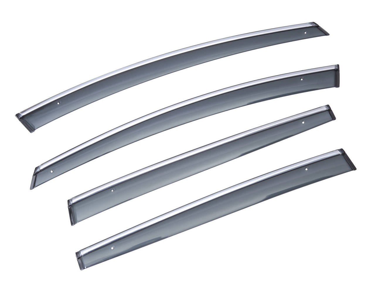 

Дефлекторы окон (ветровики) SUN VISORS с хромом Peugeot 3008 2009-