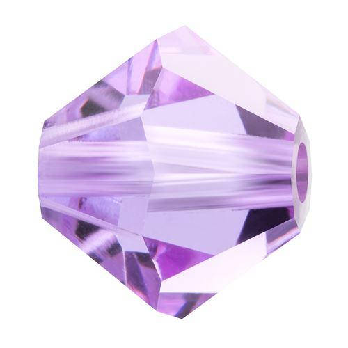 

Хрустальные биконусы Preciosa (Чехия) 4 мм Violet, Фиолетовый