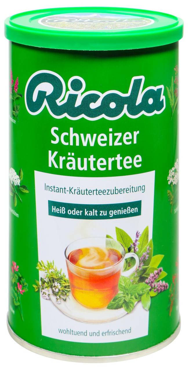 

Быстрорастворимый швейцарский травяной чай Ricola Schweizer Kräutertee, 200 гр