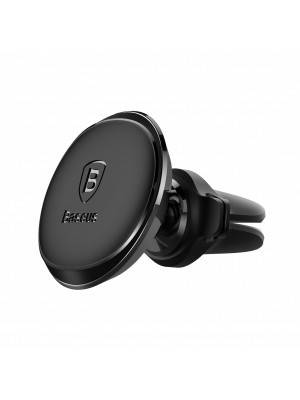 

Автодержатель BASEUS PREMIUM Magnetic Air Vent + cable clip Black SUGX-A01, Черный